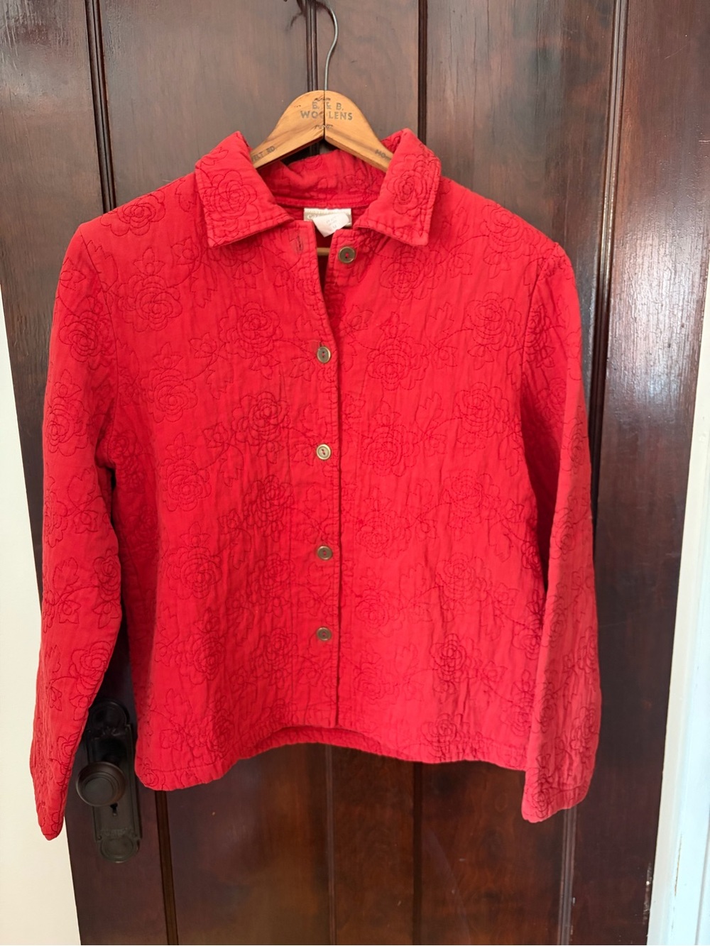 Vintage 100% Cotton Embroidered Jacket